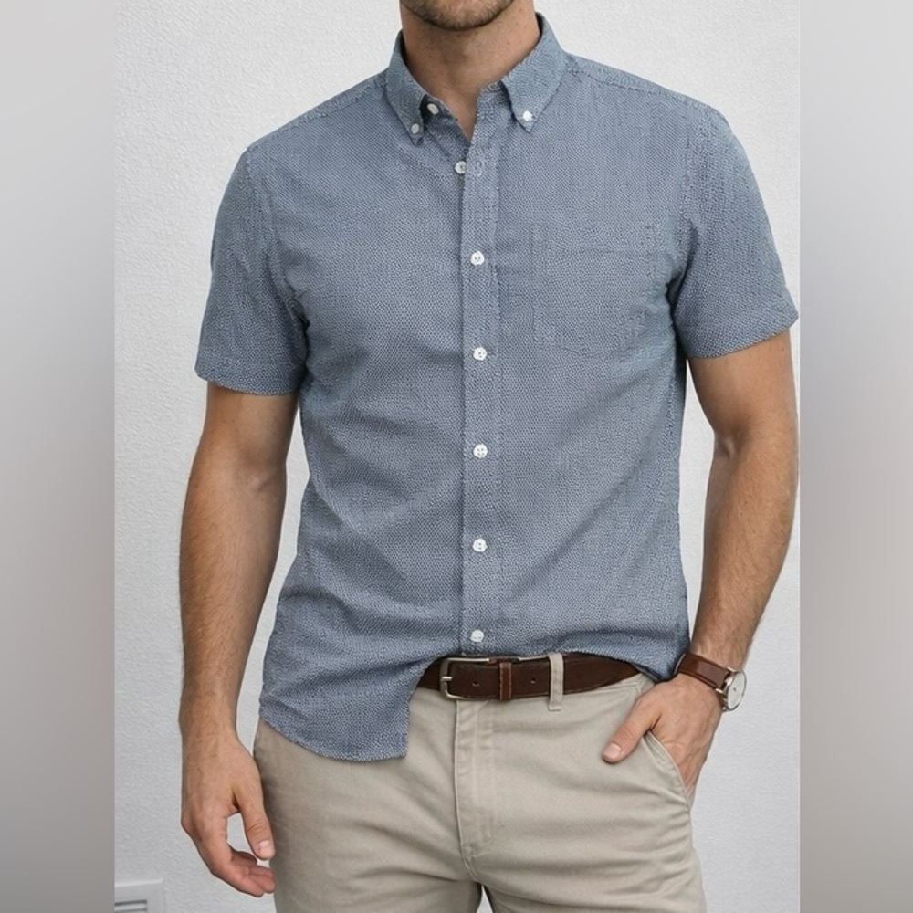 International Report Men’s Button Up Collar Shirt - 2XL